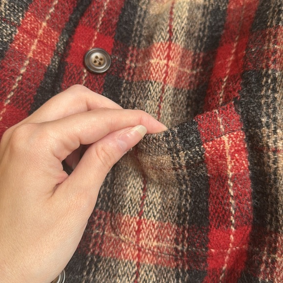Plaid wool vest - Picture 5 of 5